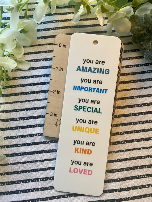 End of the year bookmark