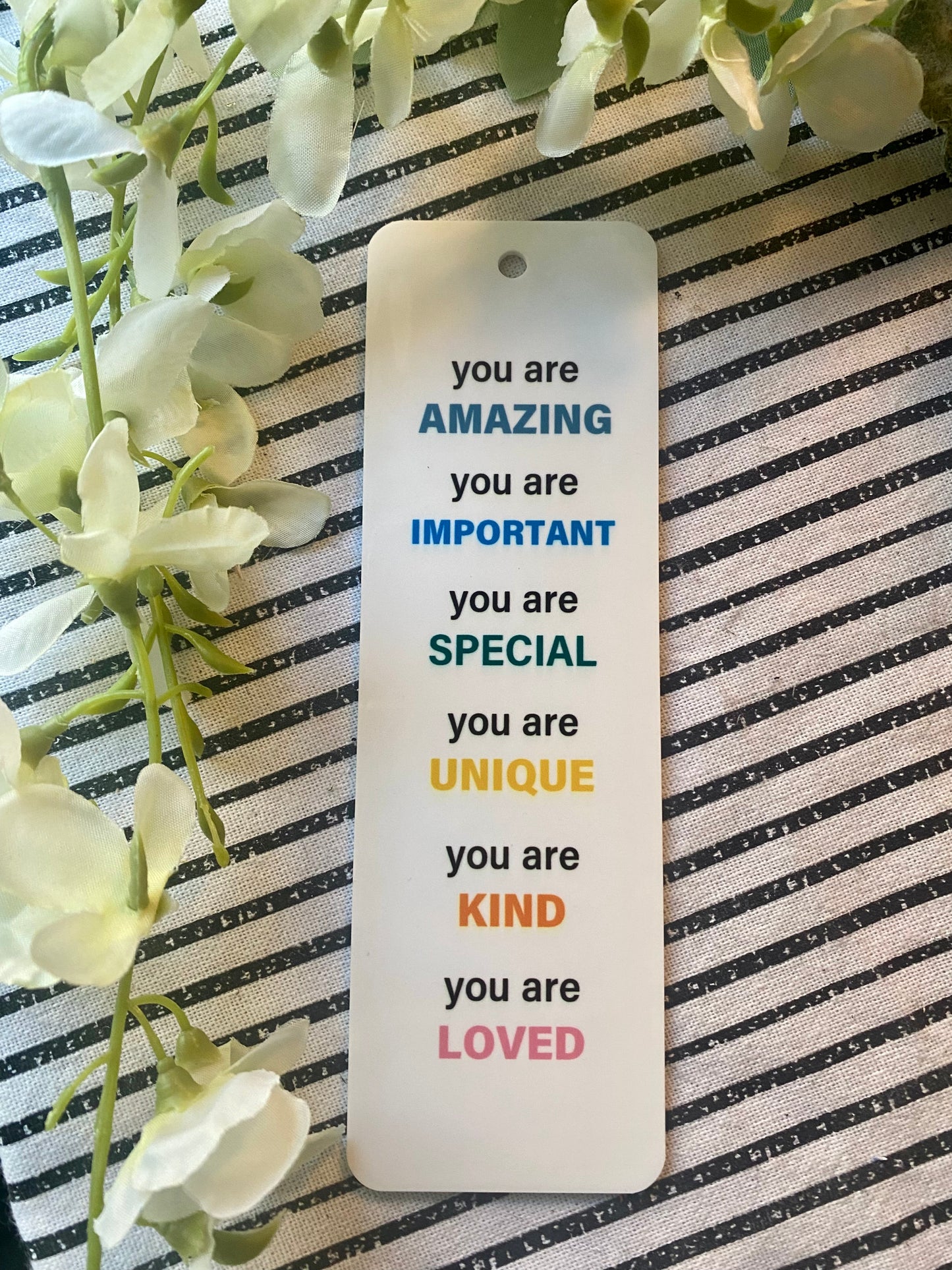 End of the year bookmark