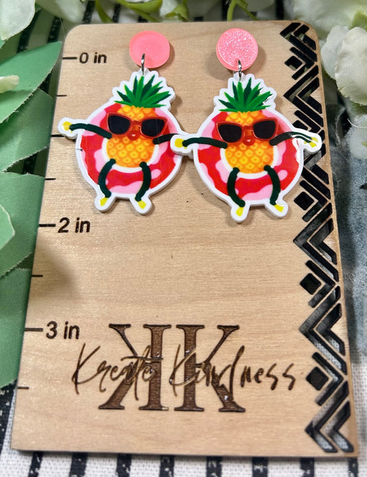 Pineapple in the sun