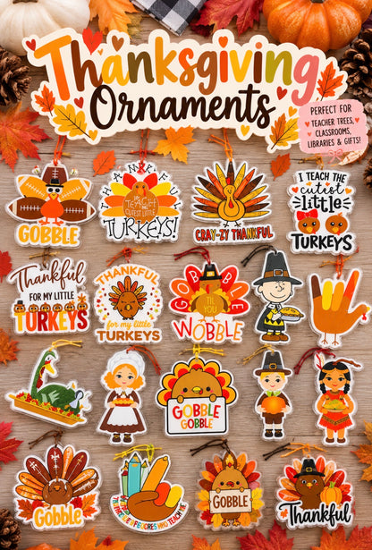 Thanksgiving Ornament Tree
