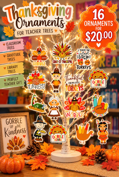 Thanksgiving Ornament Tree