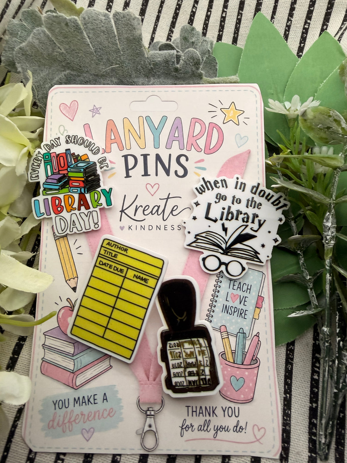 Lanyard/Bookbag/Lunchbox Pin Set