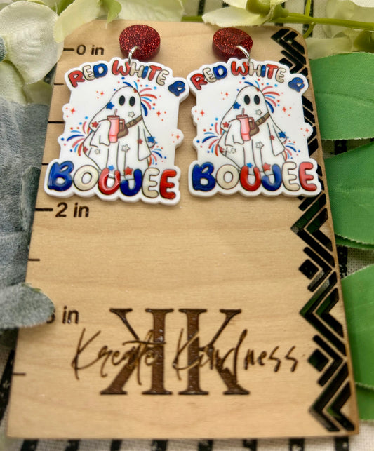 Red White and booujie