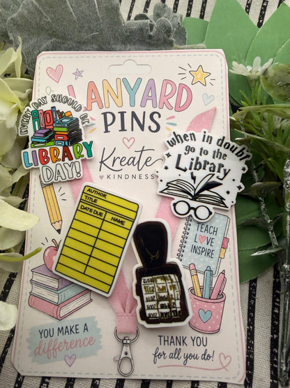 Lanyard/Bookbag/Lunchbox Pin Set