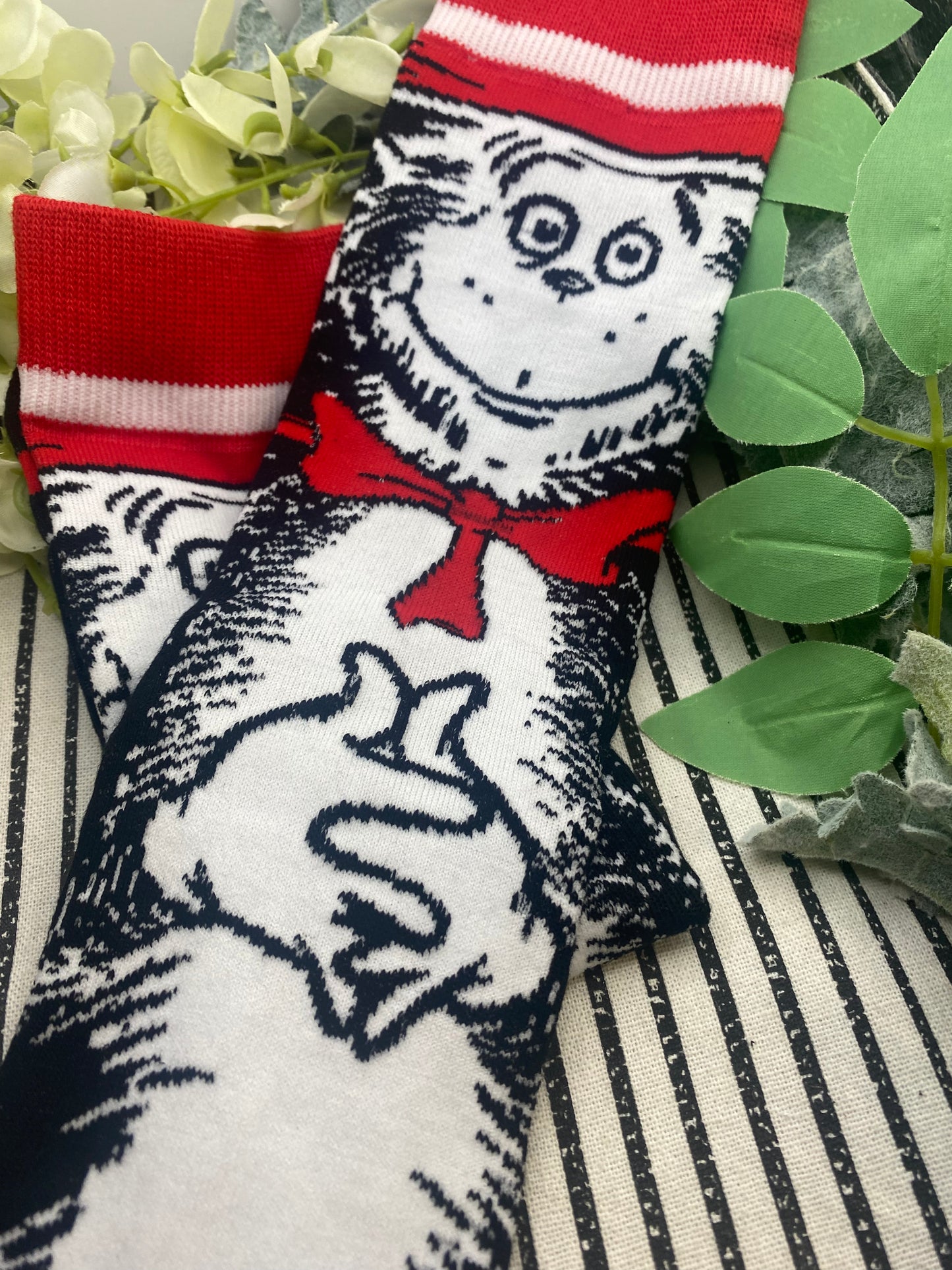 Cat in the Hat Socks