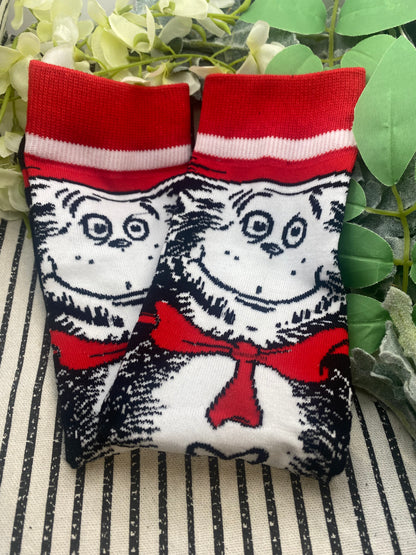 Cat in the Hat Socks