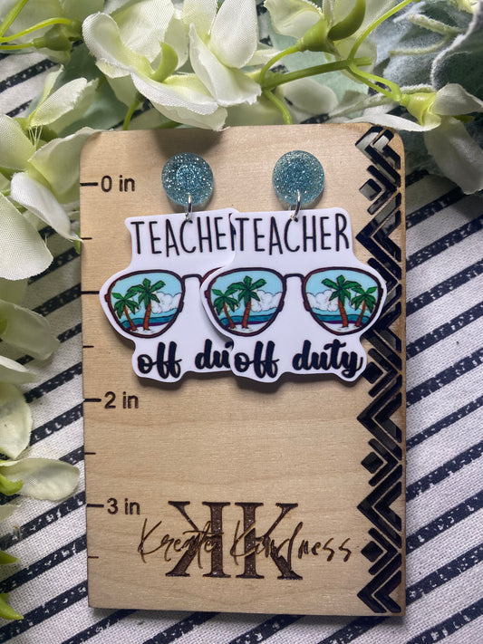 Last day-teacher off duty